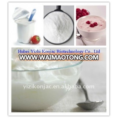 Konjac gum used as a food additive for yogurt